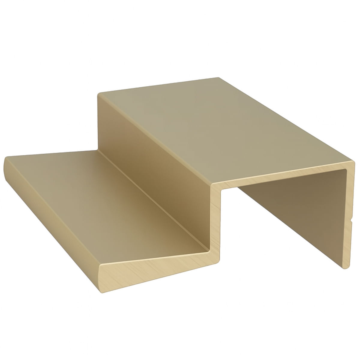 Puxador Perfil Rm-105 3 Metros para 18mm Champagne Claro Rometal 55403_0
